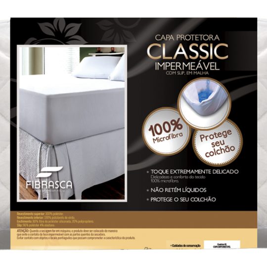 capa impermeável colchão viúva