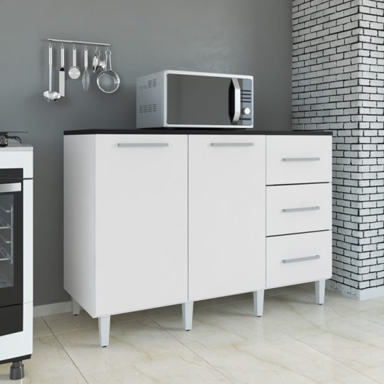 balcão pop plus móveis paraná pronta entrega branco.