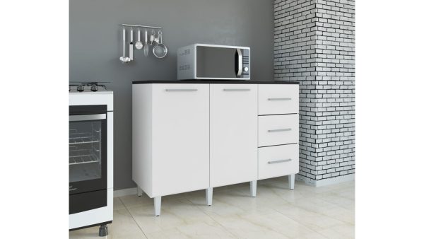 balcão pop plus móveis paraná pronta entrega branco.