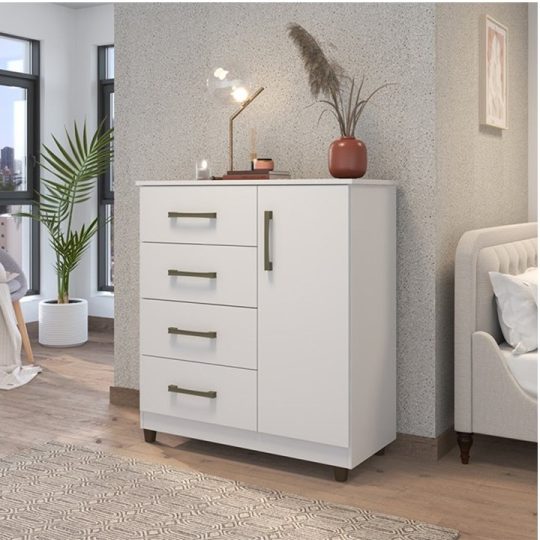 comoda bali móveis primus branca pronta entrega